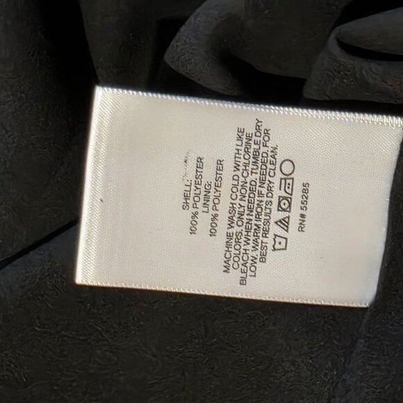 Express Layered Ruffle Mini Dress Womens Small Black Sheer Smocked Neck Waist - Picture 8 of 12